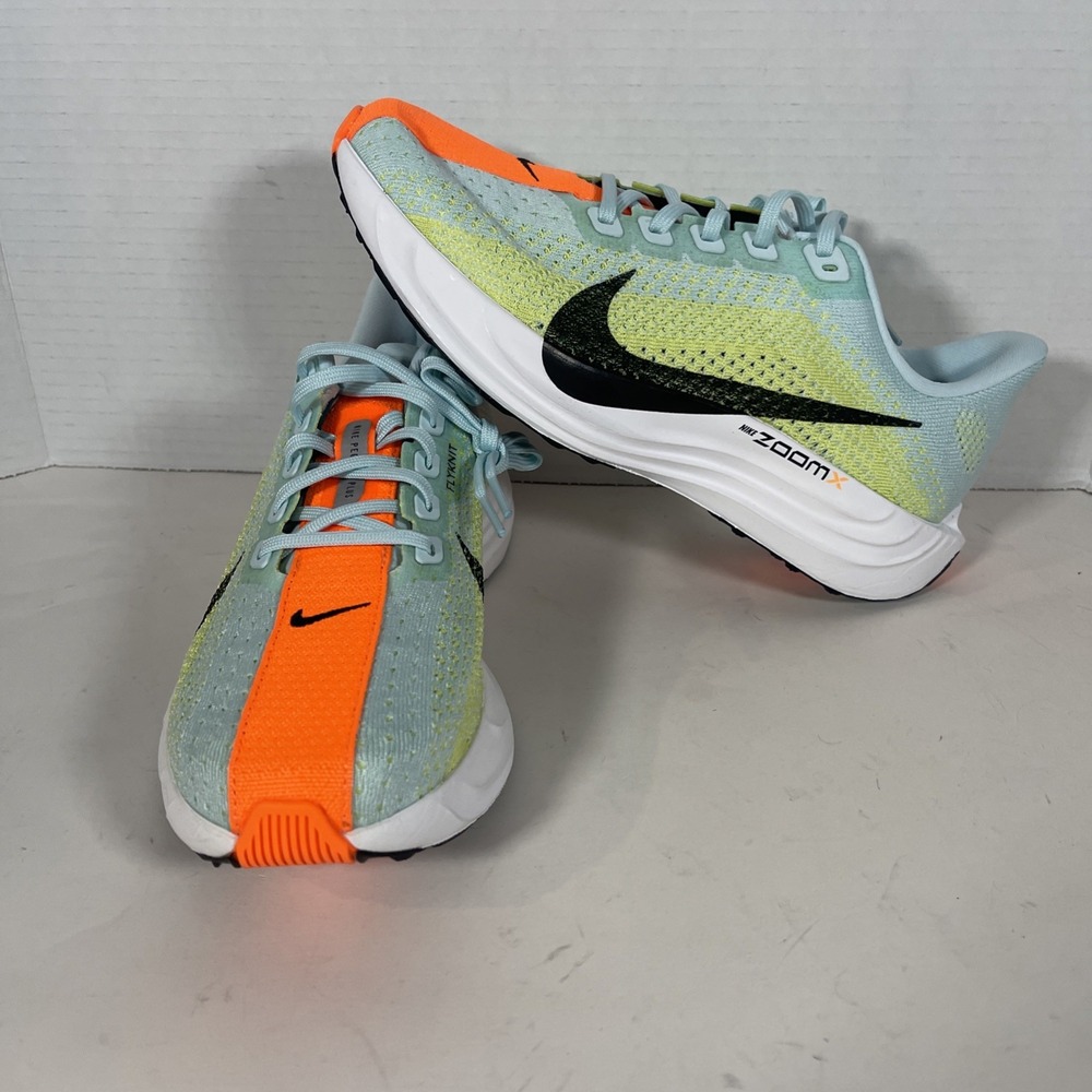 Nike Pegasus Plus Road Running Shoes‎ Glacier Blue Light Lemon Sz W 8 FQ7261 400